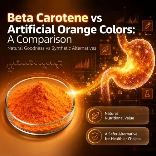 Beta Carotene vs Artificial Orange Colors: A Comparison
